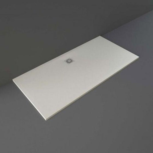 RAK Ceramics Feeling 1700 x 900mm Bath Replacement Shower Tray RAK Ceramics Solid - Greige - RFBR090170S505