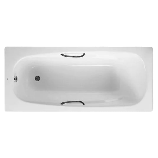 Roca Carla Eco 1700x700mm Single Ended Anti-Slip Bath 2 Tap Holes | A2215L3000