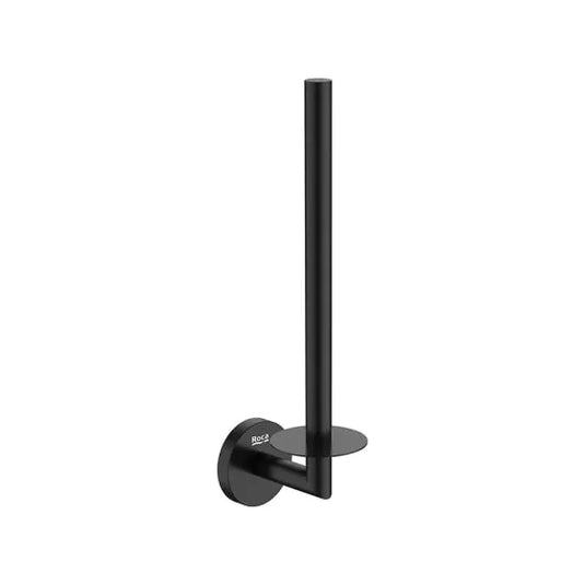 Roca Hotels Round Double Toilet Roll Holder Matt Black | A817585C40