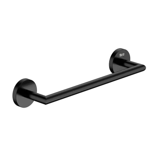 Roca Hotels Round 300mm Towel Rail Matt Black | A817576C40