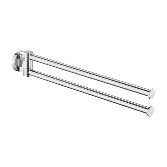 Roca Hotels Round Double Swivel Towel Rail Chrome | A817578C00
