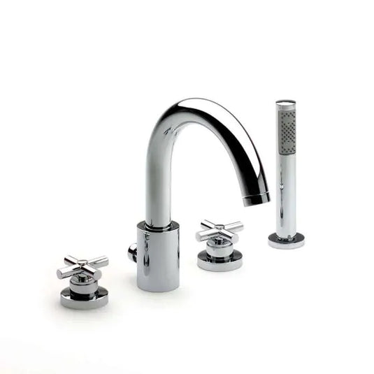 Roca Loft 4 Hole Deck Bath/Shower Mixer & Handset | A5A0943C00