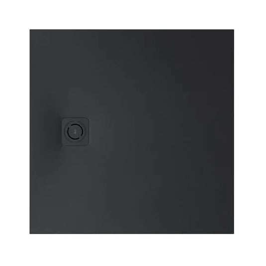 Roca Terran-N Stonex 2.0 900mm Square Shower Tray Black | APA0138438400400