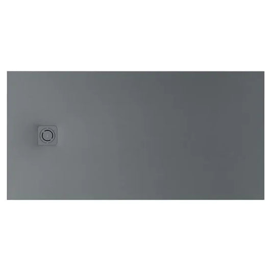Roca Terran-N Stonex 2.0 1400 x 900mm Rectangular Shower Tray Slate | APA0157838400200