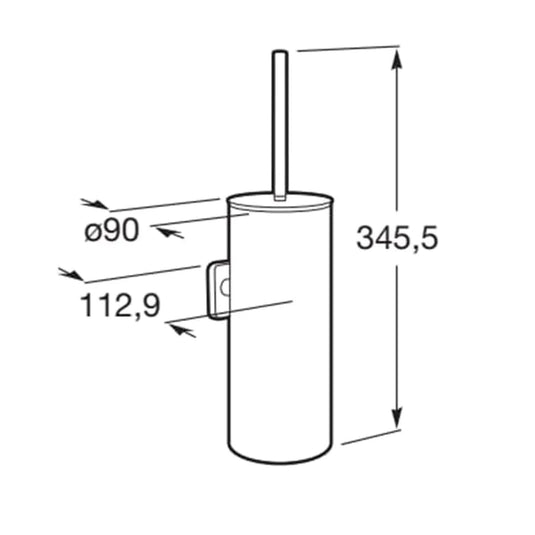 Roca Victoria Toilet Brush and Holder | A816666001