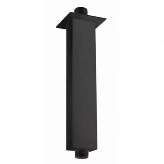 RAK Ceramics 250mm Rectangular Ceiling Arm - Black - RAKSHW0002B - Envy Bathrooms Ltd