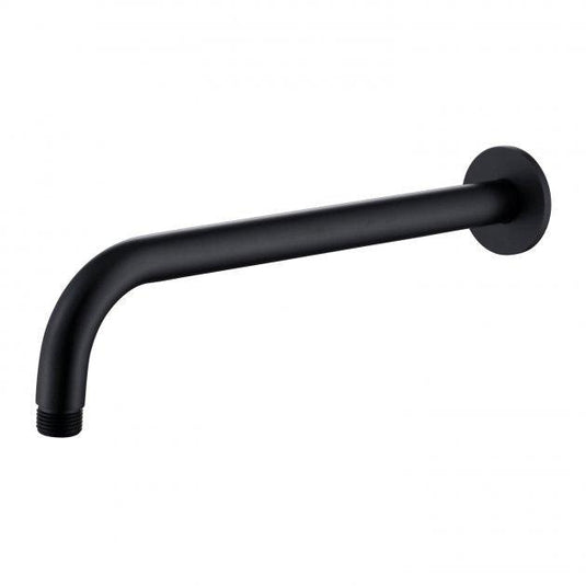 RAK Ceramics 300mm Round Wall Shower Arm - Black - RAKSHW0003B - Envy Bathrooms Ltd