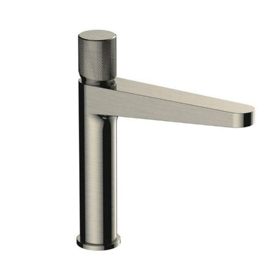 RAK Ceramics Amalfi Mid Height Basin Mixer - Brushed Nickel - RAKAMA3016N - Envy Bathrooms Ltd