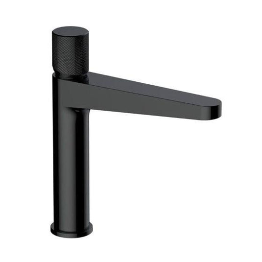 RAK Ceramics Amalfi Mid Height Basin Mixer - Matt Black - RAKAMA3016B - Envy Bathrooms Ltd