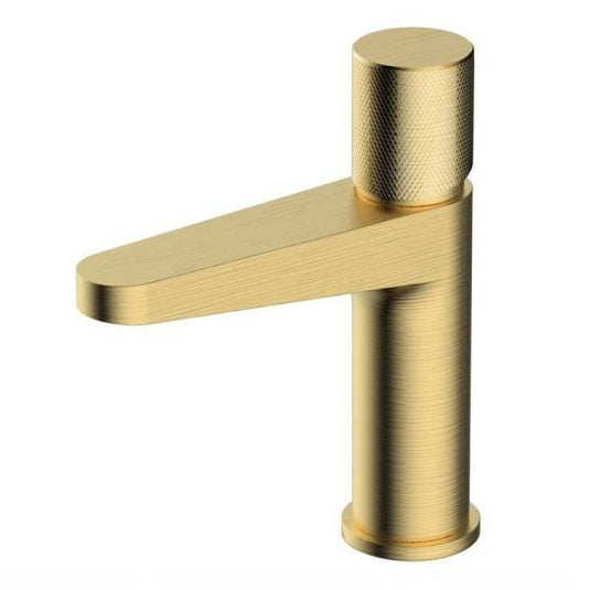 RAK Ceramics Amalfi Standard Basin Mixer - Brushed Gold - RAKAMA3001G - Envy Bathrooms Ltd