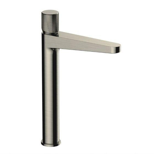 RAK Ceramics Amalfi Tall Basin Mixer - Brushed Nickel - RAKAMA3003N - Envy Bathrooms Ltd