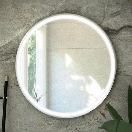 RAK Ceramics Art Round 600 x 600mm LED Illuminated Mirror - Chrome - RAKARTRNCP5001 - Envy Bathrooms Ltd