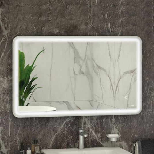 RAK Ceramics Art Soft 600 x 1000mm LED Illuminated Mirror - Chrome - RAKARTSFCP5003 - Envy Bathrooms Ltd