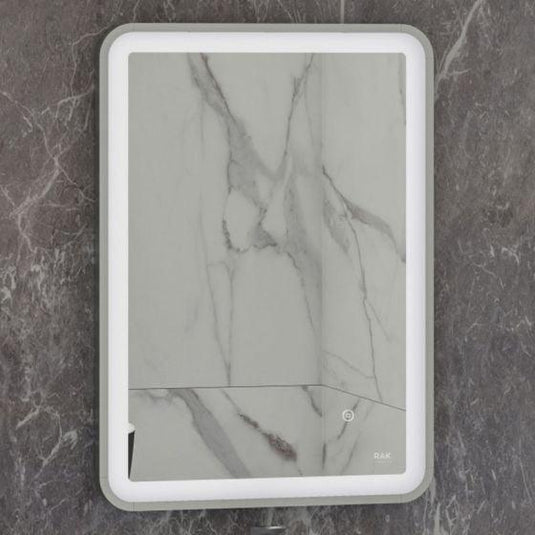 RAK Ceramics Art Soft 600 x 800mm LED Illuminated Mirror - Chrome - RAKARTSFCP5002 - Envy Bathrooms Ltd