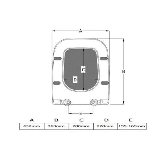 RAK Ceramics Ceramics Origin 62 Deluxe Urea Quick Release Soft Close Toilet Seat - White - YFG109C - Envy Bathrooms Ltd