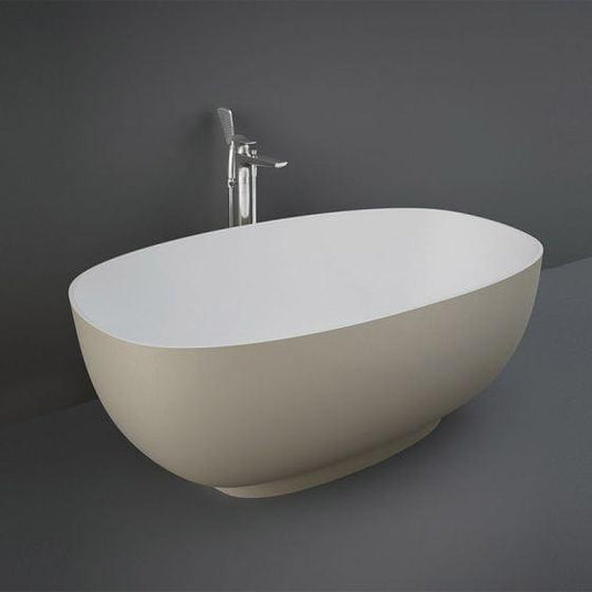 RAK Ceramics Cloud Freestanding Bath 1400 x 753mm - Matt Cappuccino - CLOBT14075514 - Envy Bathrooms Ltd