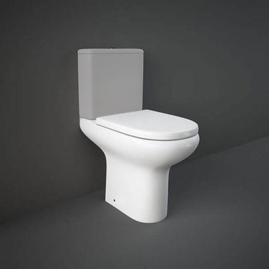 RAK Ceramics Compact Close Coupled Full Access Open Back Toilet Pan - Alpine White - CO11AWHA