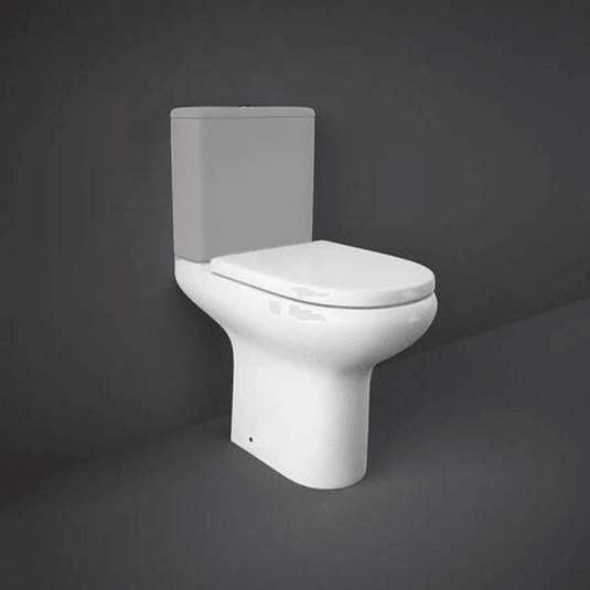 RAK Ceramics Compact Close Coupled Full Access Open Back Toilet Pan - Alpine White - CO11AWHA - Envy Bathrooms Ltd