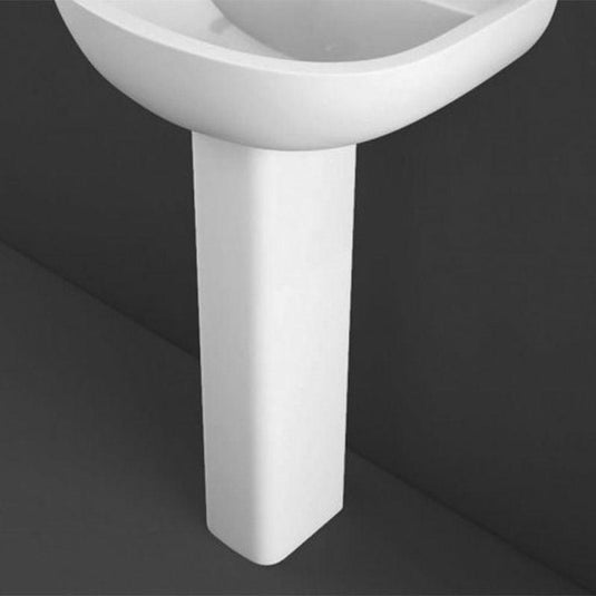 RAK Ceramics Compact Full Pedestal For 55cm Basin - Alpine White - COMPEDL - Envy Bathrooms Ltd