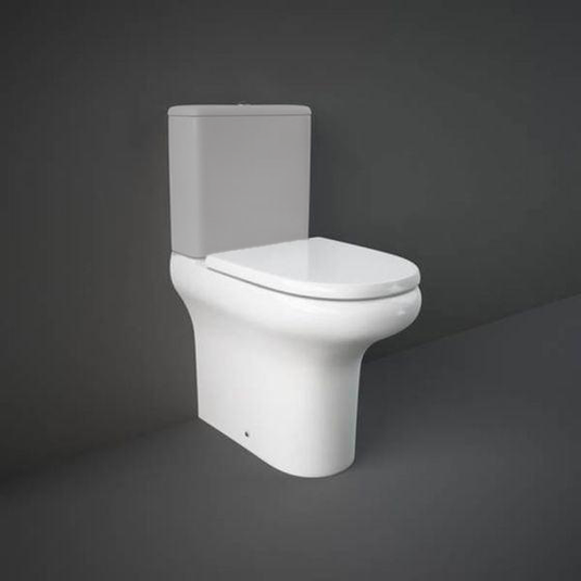 RAK Ceramics Compact Rimless Close Coupled Toilet Pan - Alpine White - CO18AWHA - Envy Bathrooms Ltd