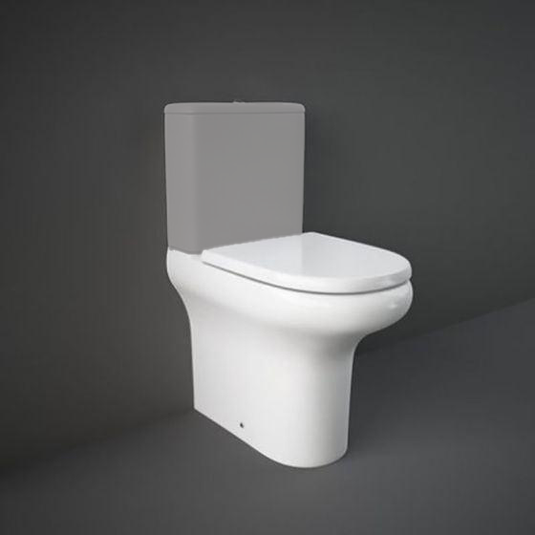 RAK Ceramics Compact Rimless Close Coupled Toilet Pan - White - CO26AWHA - Envy Bathrooms Ltd