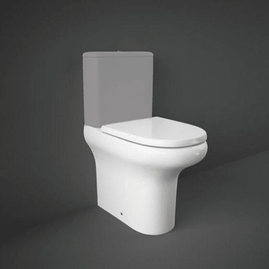 RAK Ceramics Compact Rimless Close Coupled Toilet Pan - White - CO26AWHA - Envy Bathrooms Ltd