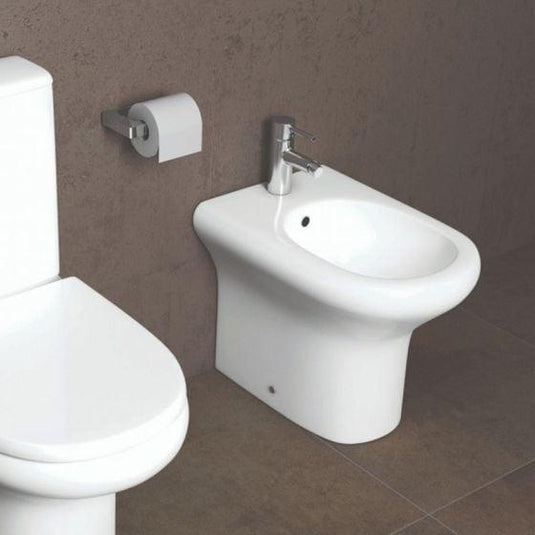 RAK Ceramics Compact Special Needs Back To Wall Bidet Without Overflow - SP14AWHA - Envy Bathrooms Ltd