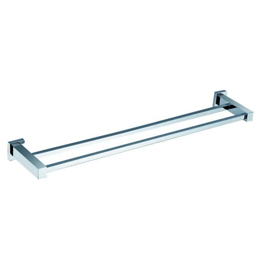 RAK Ceramics Cubis Double Towel Bar - Chrome - RAKCUB9912 - Envy Bathrooms Ltd