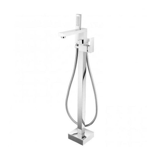 RAK Ceramics Cubis Free Standing Bath Shower Mixer Tap - Chrome - RAKCUB3013 - Envy Bathrooms Ltd