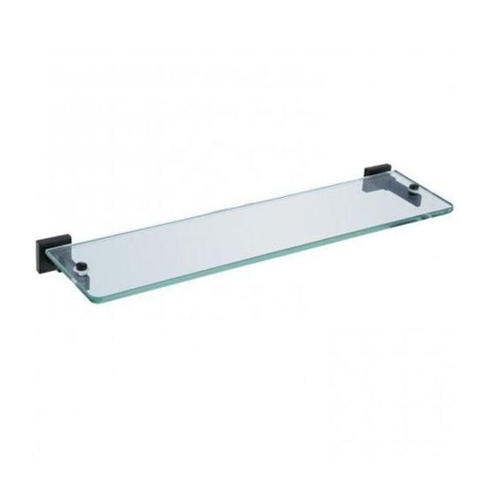 RAK Ceramics Cubis Glass Shelf Wide - Black - RAKCUB9913B - Envy Bathrooms Ltd