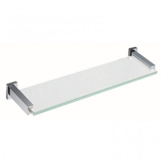 RAK Ceramics Cubis Glass Shelf Wide - Chrome - RAKCUB9913 - Envy Bathrooms Ltd