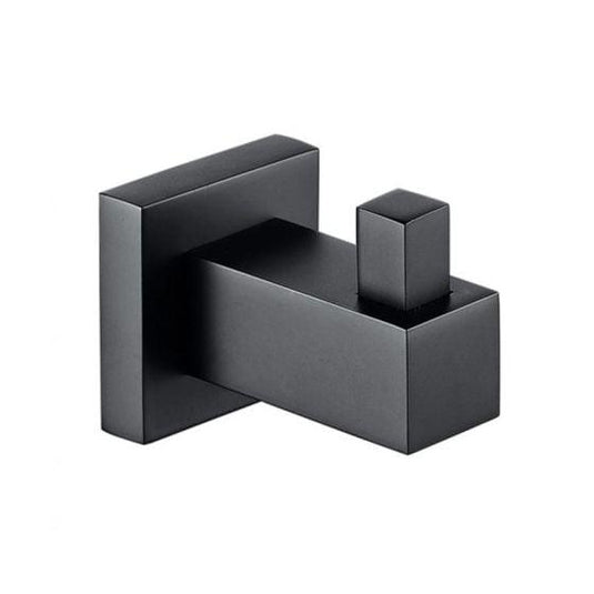 RAK Ceramics Cubis Modern Robe Hook Wall Mounted - Black - RAKCUB9909B - Envy Bathrooms Ltd