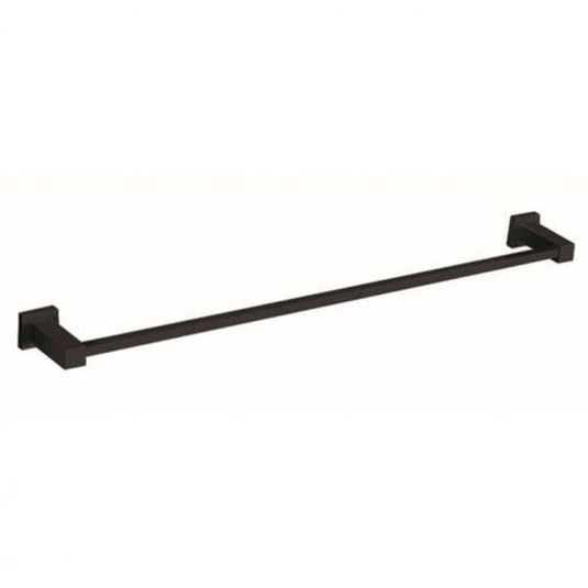 RAK Ceramics Cubis Single Towel Bar 600mm Wide - Black - RAKCUB9910B - Envy Bathrooms Ltd