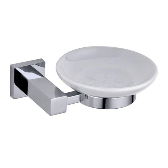 RAK Ceramics Cubis Soap Dish - Chrome - RAKCUB9905 - Envy Bathrooms Ltd