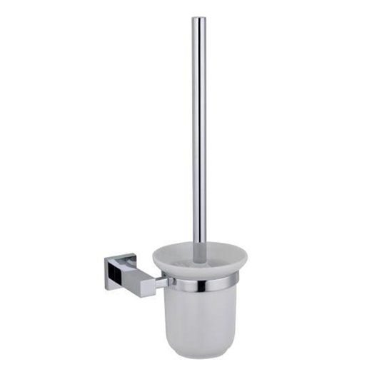 RAK Ceramics Cubis Toilet Brush & Holder - Chrome - RAKCUB9908