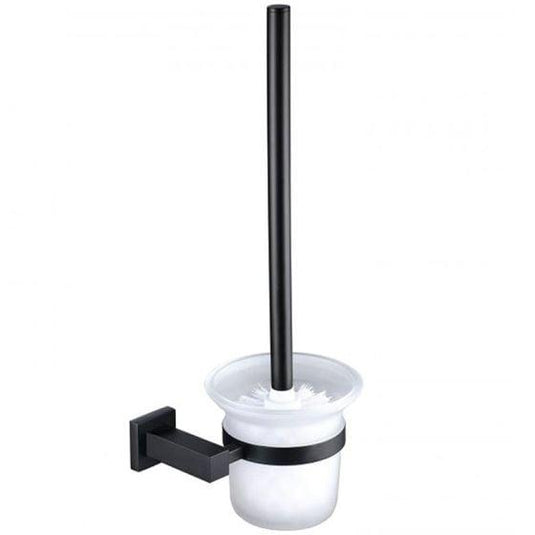 RAK Ceramics Cubis Toilet Brush & Holder Wall Mounted - Black - RAKCUB9908B - Envy Bathrooms Ltd