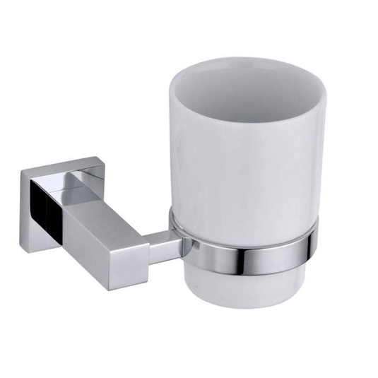 RAK Ceramics Cubis Tumbler & Holder - Chrome - RAKCUB9903 - Envy Bathrooms Ltd