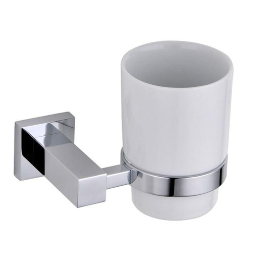 RAK Ceramics Cubis Tumbler & Holder - Chrome - RAKCUB9903