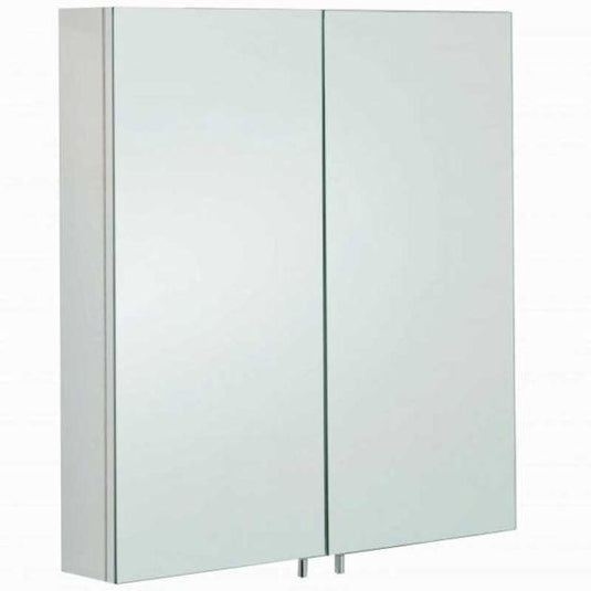 RAK Ceramics Delta Stainless Steel Double Cabinet With Mirrored Doors - 12SL801 - Envy Bathrooms Ltd