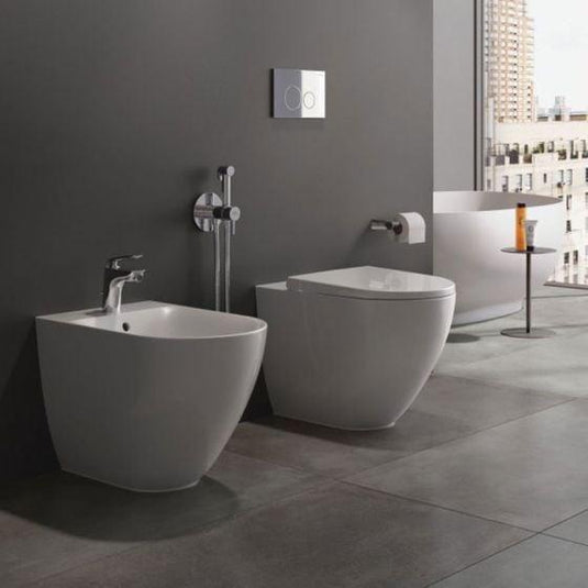 RAK Ceramics Des Back to Wall Bidet - Alpine White - DESBD2015AWHA - Envy Bathrooms Ltd