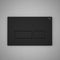 RAK Ceramics Ecofix Dual Flush Plate with Rectangular Push Plates Matt Black | FSRAKPPL006504