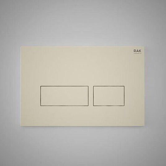 RAK Ceramics Ecofix Dual Flush Plate with Rectangular Push Plates Matt White - FSRAKPPL006500 - Envy Bathrooms Ltd