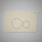 RAK Ceramics Ecofix Dual Flush Plate with Round Push Plates Matt Greige | FSRAKPPL003505