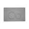 RAK Ceramics Ecofix Dual Flush Plate with Round Push Plates Matt Grey | FSRAKPPL003503