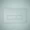 RAK Ceramics Ecofix Flush Plate With Rectangular Push Plates | Matt Chrome | FSRAKPPL008