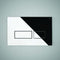 RAK Ceramics Ecofix Flush Plate With Rectangular Push Plates | Polished Chrome | FSRAKPPL007
