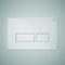 RAK Ceramics Ecofix Flush Plate With Rectangular Push Plates | White | FSRAKPPL006