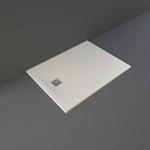 RAK Ceramics Feeling 1200 x 900mm Stone Effect Shower Tray with Anti-Slip - Greige - RFST090120S505 - Envy Bathrooms Ltd