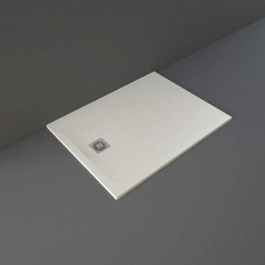 RAK Ceramics Feeling 1200 x 900mm Stone Effect Shower Tray with Anti-Slip - Greige - RFST090120S505 - Envy Bathrooms Ltd