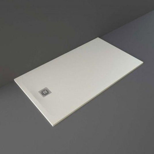 RAK Ceramics Feeling 1600 x 900mm Stone Effect Shower Tray with Anti-Slip - Greige - RFST090160S505 - Envy Bathrooms Ltd